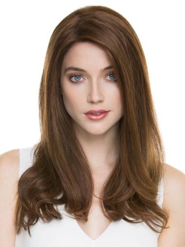 Long Straight Brown Wigs Real Hair Perfect Natural Look