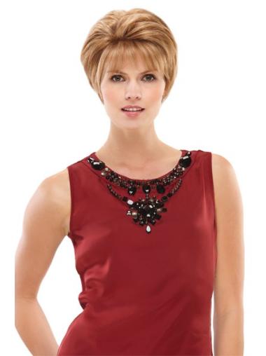 7" Straight Human Hair Wig Stylish Short Natural Look
