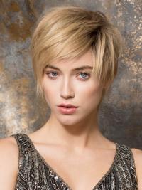 Blonde Short Human Hair Wig Real Hair for Natural Look