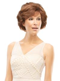 Auburn Short Straight Synthetic Wigs for Women
