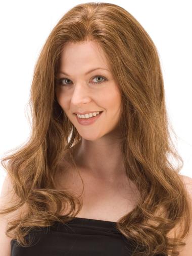 Remy Human Hair Wigs Long Wavy Auburn Style