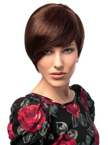 6" Human Hair Bob Wig Short Durable & Natural-Looking