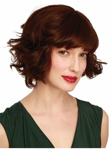 10" Brown Human Hair Bob Wig Ideal Everyday Look