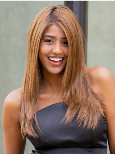 Long Auburn Remy Human Hair Lace Wig for African American