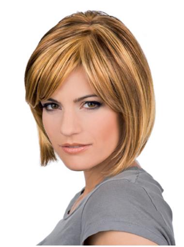 Comfortable Short Wavy Bob Wig Real Human Hair