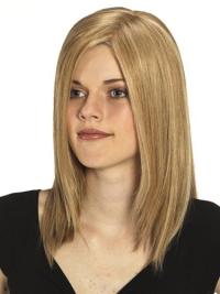 Durable Long Straight Blonde Wigs 100% Human Hair