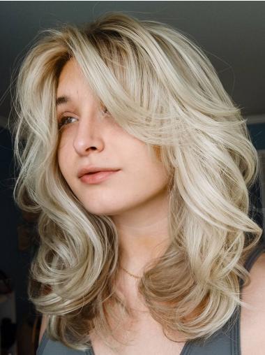 14inch Shoulder-Length Synthetic Layered Wigs Wavy Style