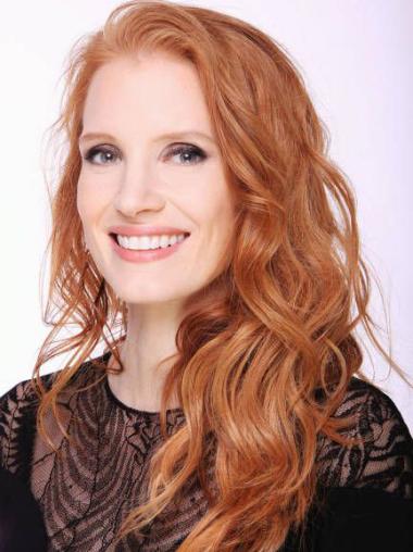 Copper Long Remy Lace Front Human Hair Wigs Online
