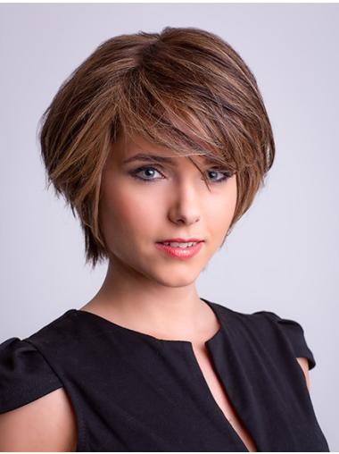 10" Chin Length Bob Wig Real Human Hair Affordable