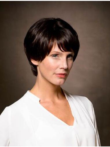 8" Straight Short Remy Human Wig For Sale