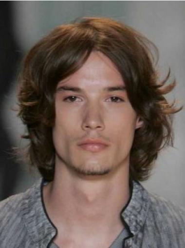 High Quality Men’s Lace Front Wig Straight Remy Human Hair