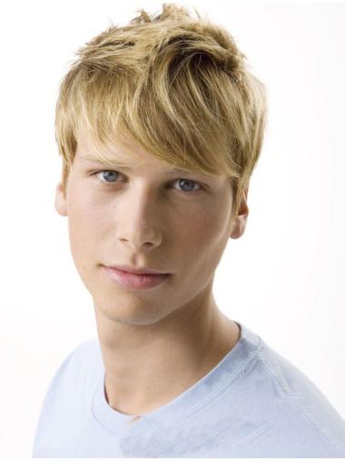 Men’s Short Wavy Hair Wigs – No Fuss Natural Look