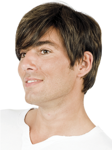 Real Men’s Wig 6" Short Cut with Bangs UK