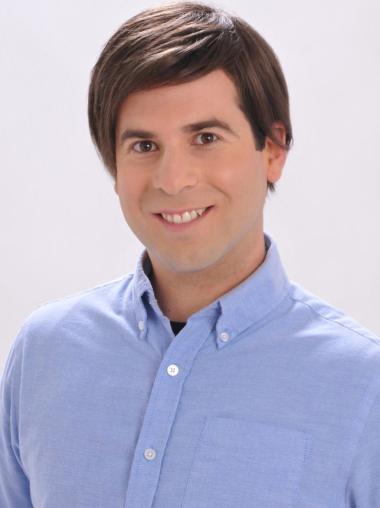 Straight 8" Remy Human Hair Wig for Men Lace Front Online