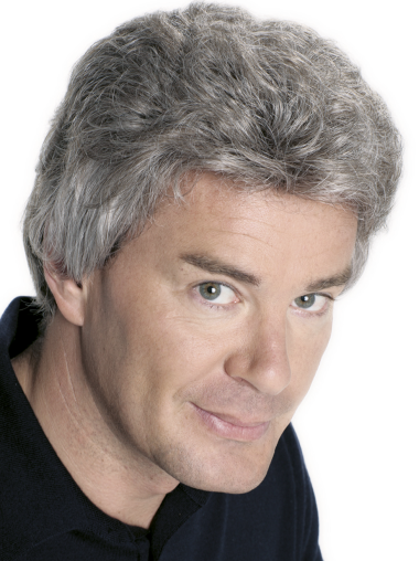 Short Grey Men's Wig Straight Style Remy Human Hair