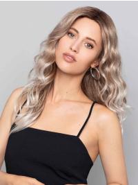 Wavy Synthetic Wig Medium Length Capless Style