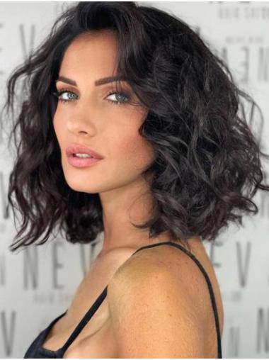 Wavy 12" Capless Synthetic Bob Wigs Perfect