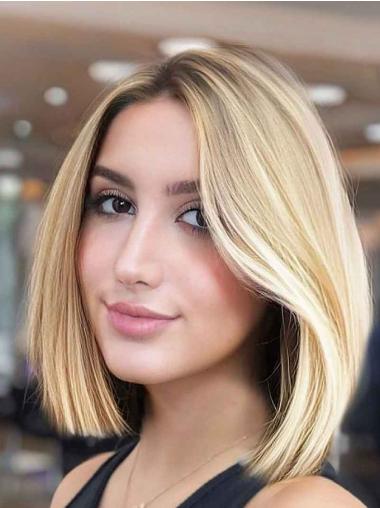 10" Straight Bob Wig with Lace Front Chin Length