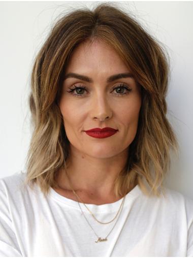 Wavy 12" Synthetic Bob Lace Front Wig For Women