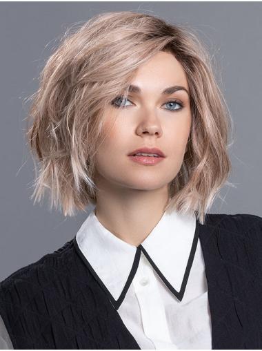 Auburn Wavy Bob Synthetic Wig - Gorgeous Chin Length