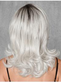 Wavy Grey Wig for Synthetic Hair Design Available