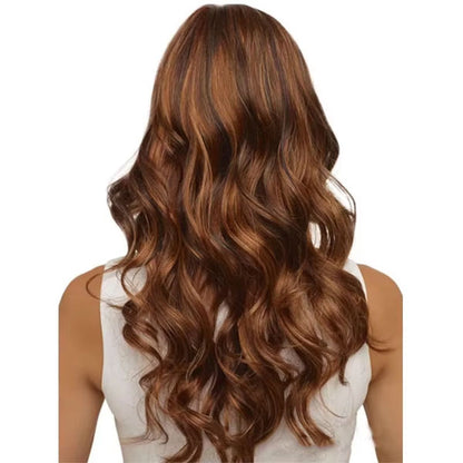 Synthetic Curly Wigs With Middle Part – Long Hair For Ladies