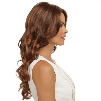 Synthetic Curly Wigs With Middle Part – Long Hair For Ladies