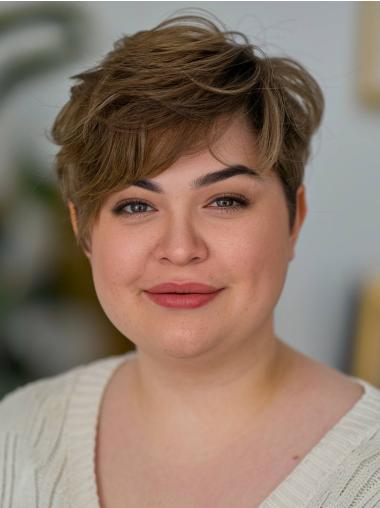 Short Straight Synthetic Wigs Natural Look