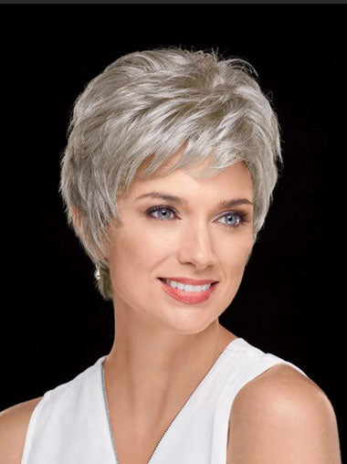 Short Straight Wig Lightweight Sleek and Fashionable
