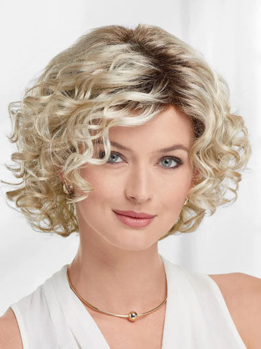 Short Pixie Cut Synthetic Wig UK Wavy Trendy