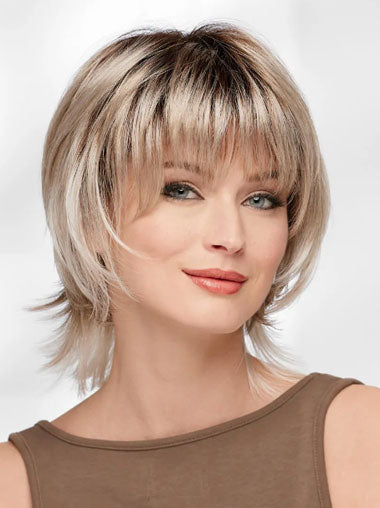 Short Synthetic Wig For Daily Wear – Natural Style