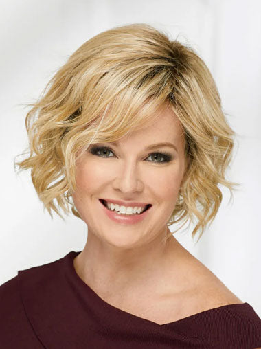 Modern Short Synthetic Bob Wig Sleek Lightweight