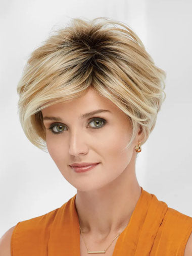 Stylish Short Synthetic Wig For Daily Wear