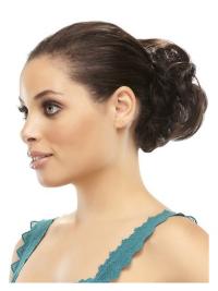 Remy Human Hair Natural Soft Wrap Bun Extension