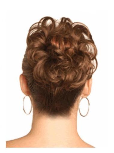 Remy Human Hair Natural Soft Wrap Bun Extension