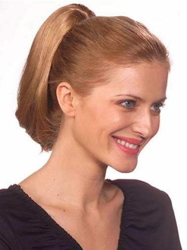 Natural Look Straight Synthetic Soft Ponytail Clip-On