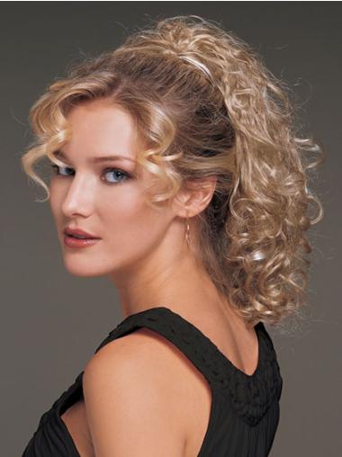 Natural Look Blonde Curly Synthetic Best Ponytail Extension