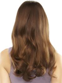 Affordable Auburn Wavy 18" Hair Half Wig Extension