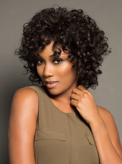 Short Black Lace Front Wigs For African American Women