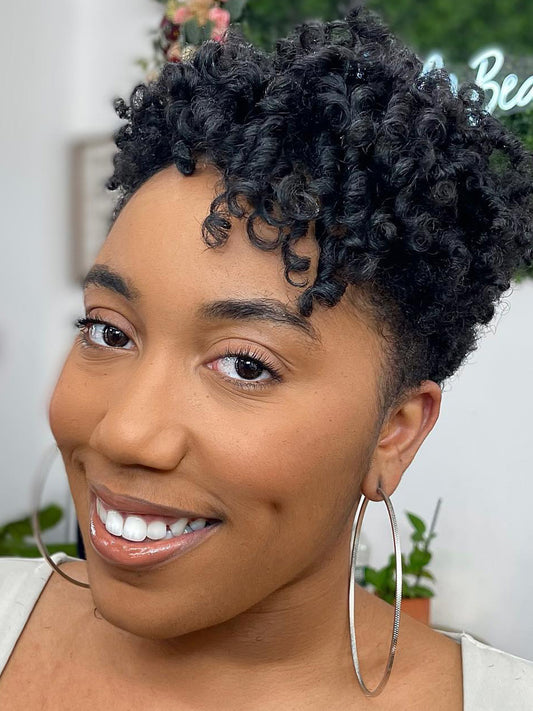 African American Human Hair Kinky Wigs for Women