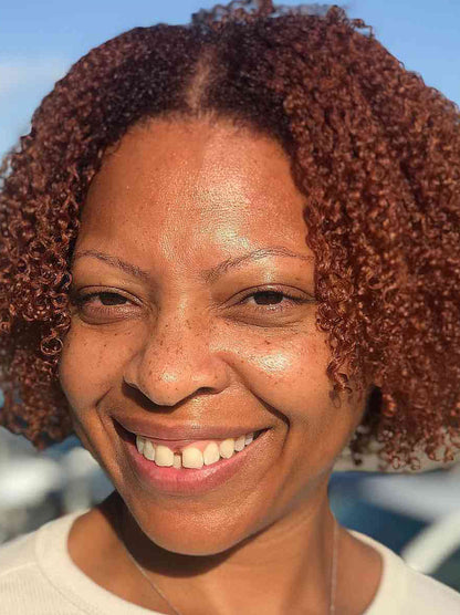 Soft Short 8" Kinky Lace Front Wigs African American