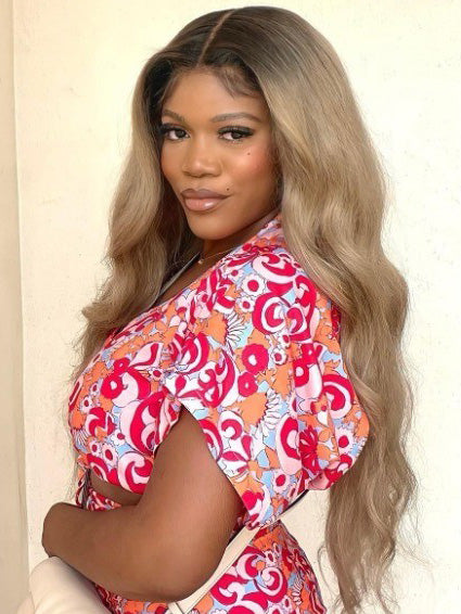 Long Blonde Wigs For African Remy Human Hair Wigs