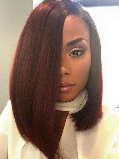 Wigs For African American Remy Hair 12" Curly UK