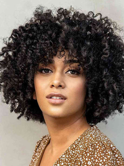 Natural Lace Front Wigs Black for African Women