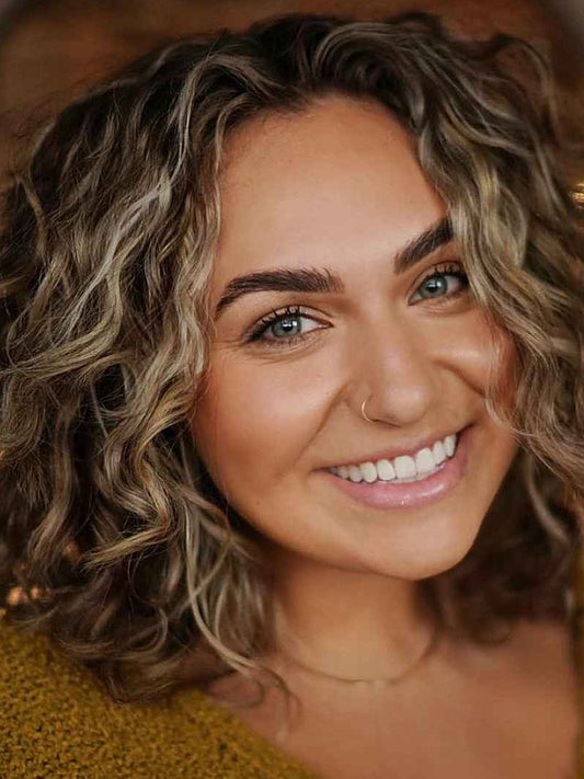 African American 12" Curly Synthetic Wigs UK