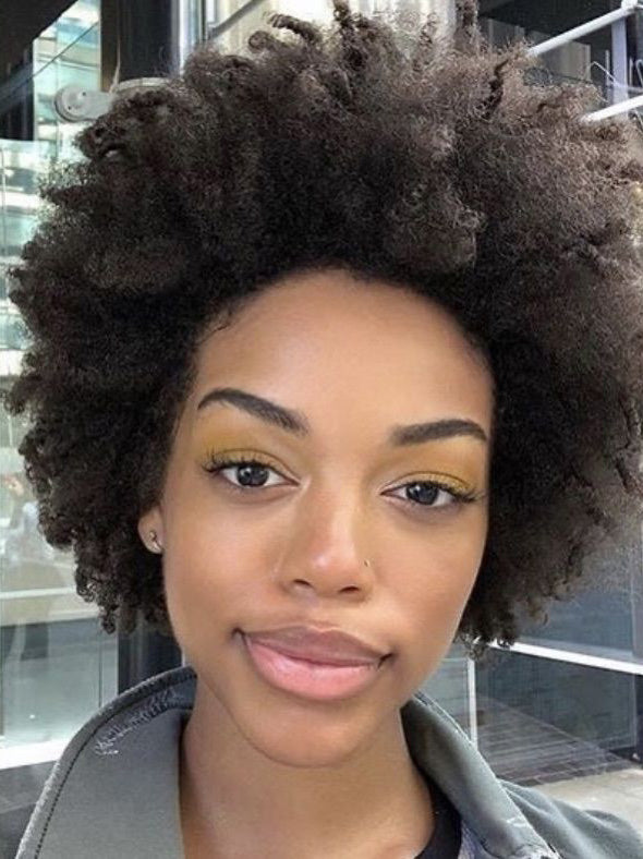 Remy Hair Lace Front Black Wigs for African Women