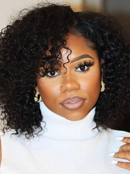 African American Wigs for Seniors 14" Black