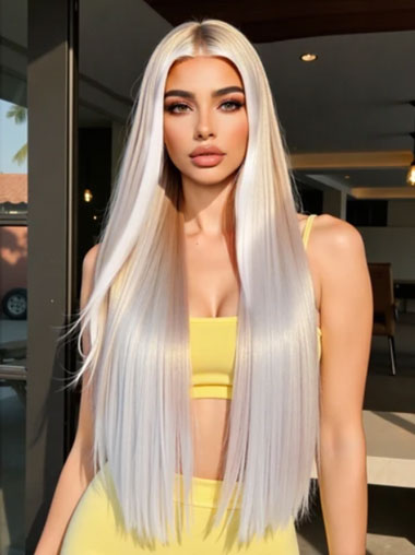 Long Straight Wig Affordable - Soft Natural Looking Lightweight