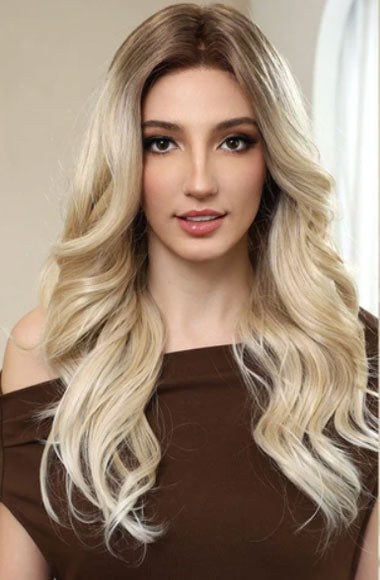 Long Wavy Capless Wig - Glueless Parting Realistic Hair