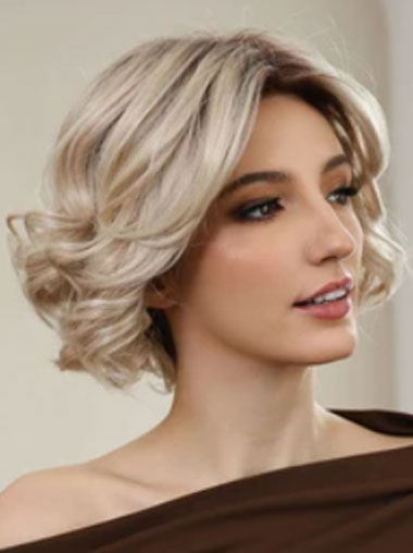 Best Wavy Capless Wigs - Soft Natural Super Short Wigs
